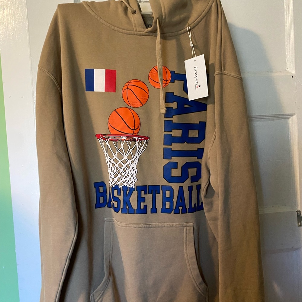 NWT! Firsport Paris Basketball Hoodie XL Unisex